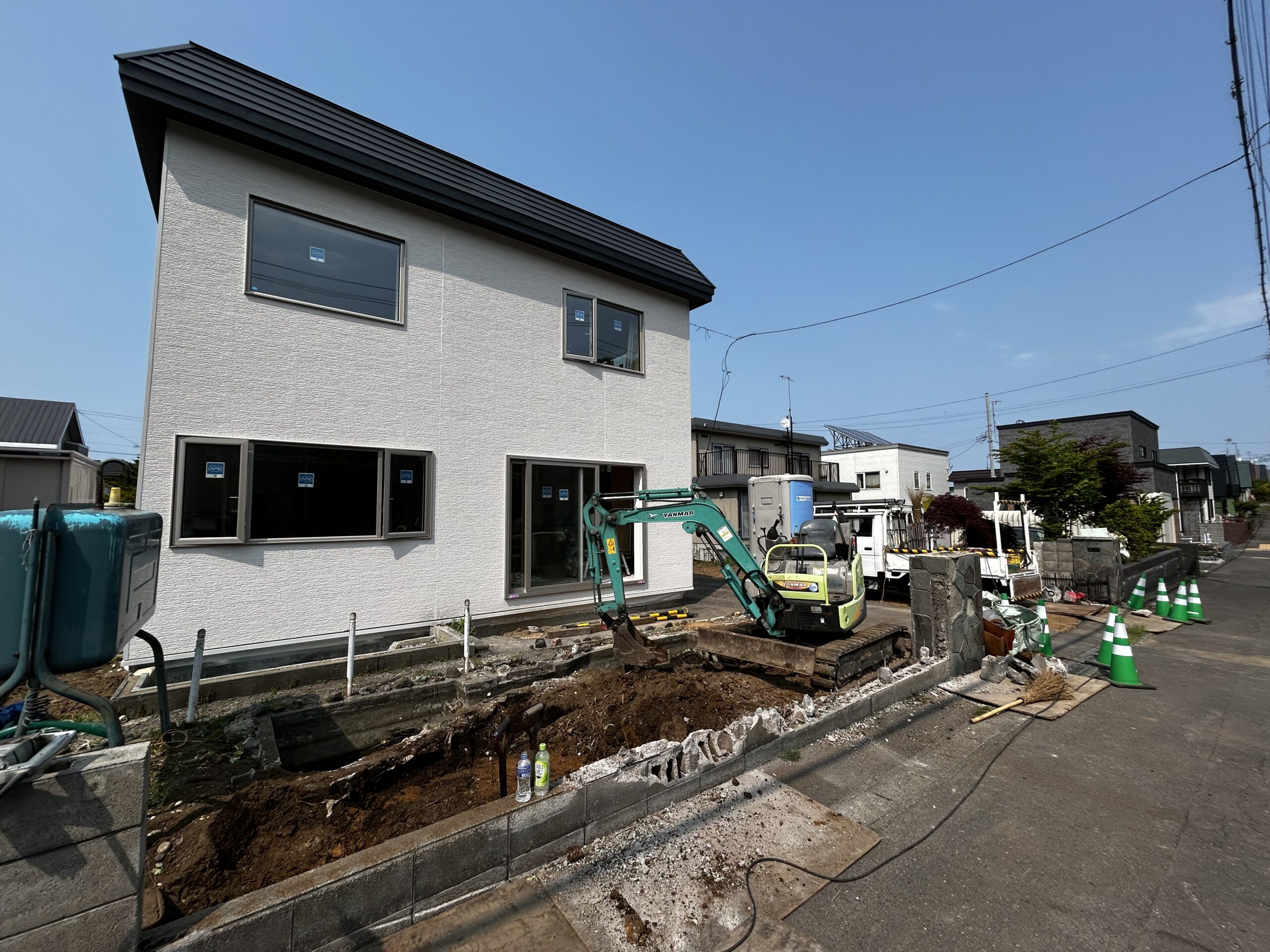 新しい外壁